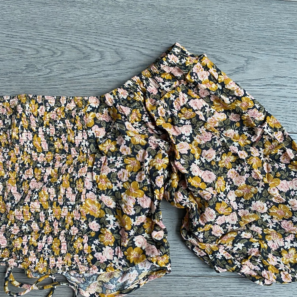 Off the shoulder crop top